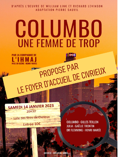 Interview Michel Duchamp – pour la pièce de théâtre “Columbo” du le Foyer d’accueil de Civrieux