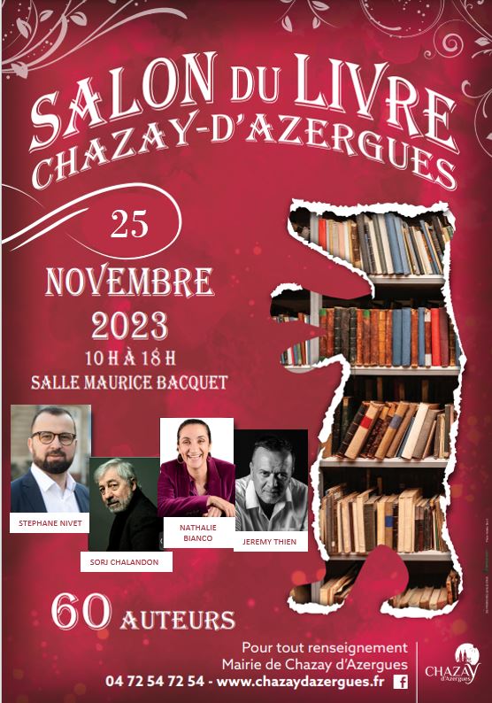 Suite interviews – Salon du livre 2023 à Chazay d’Azergues