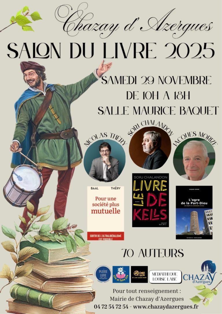 Salon du Livre 2025, Chazay d’Azergues
